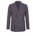 Peserico Blaue Wolljacke für Herren