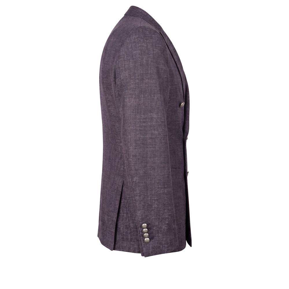 Peserico Blaue Wolljacke für Herren