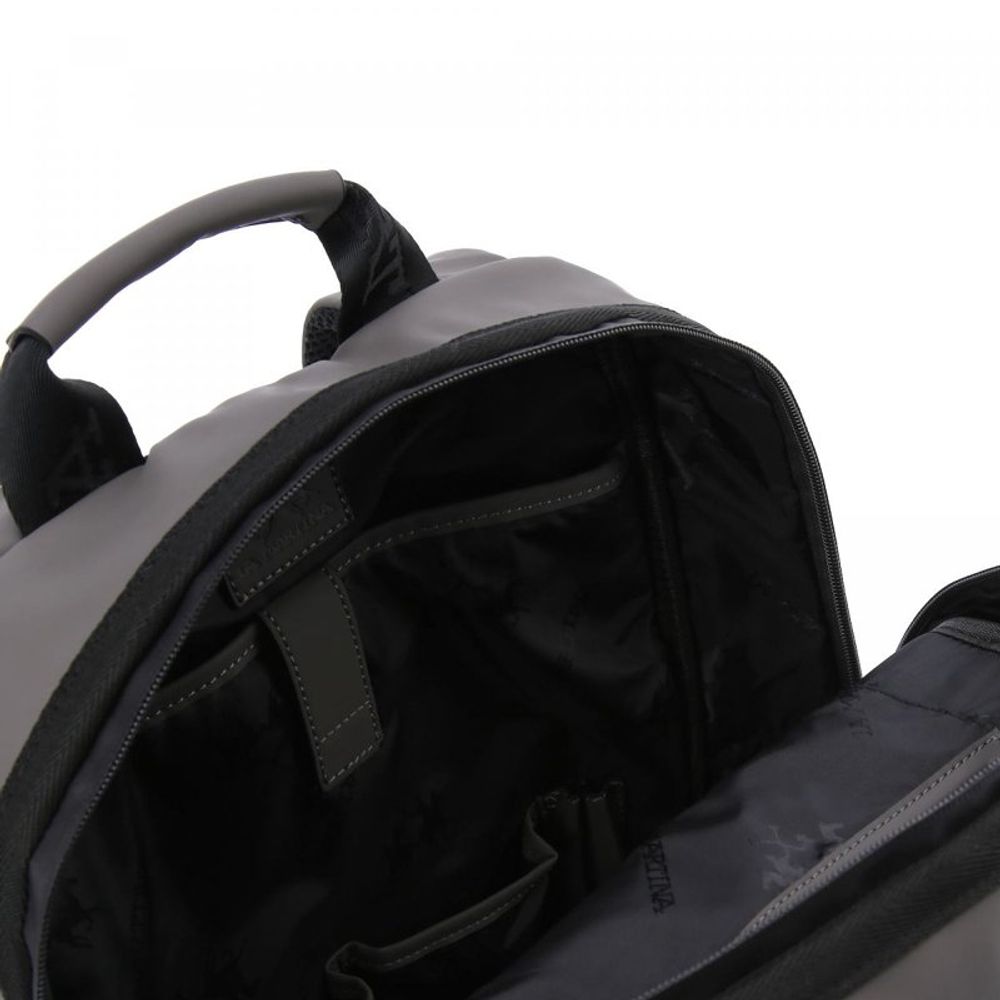 La Martina Grauer Rucksack aus Polyethylen