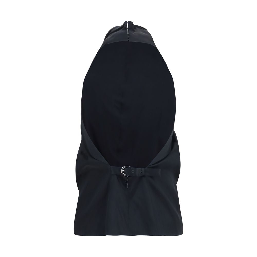 Khaite Schwarze Bluse aus Acetat