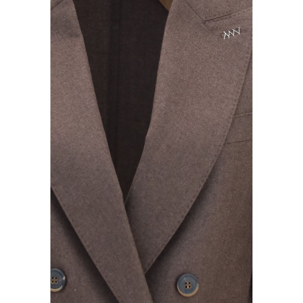 Max Mara Brauner Kaschmir-Blazer