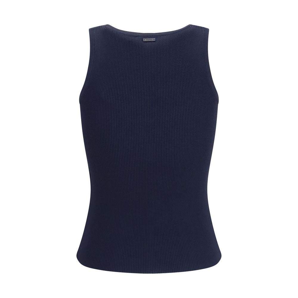 Max Mara Blaue Viskose-Tanktops