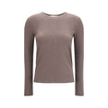 Max Mara Brauner Sweatshirt aus Lyocell