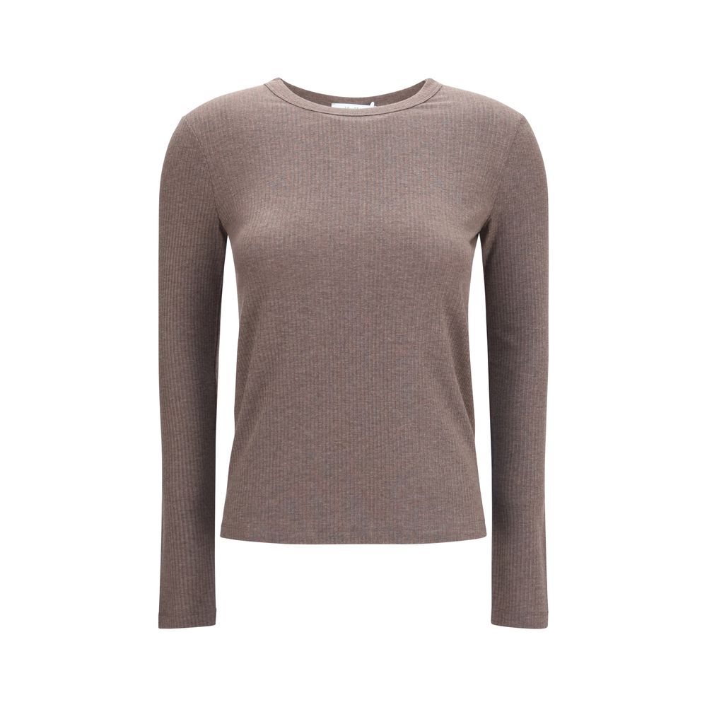 Max Mara Brauner Sweatshirt aus Lyocell