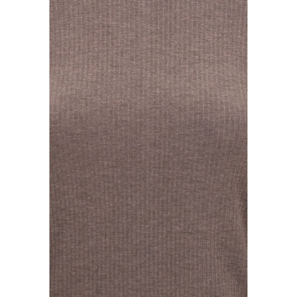 Max Mara Brauner Sweatshirt aus Lyocell