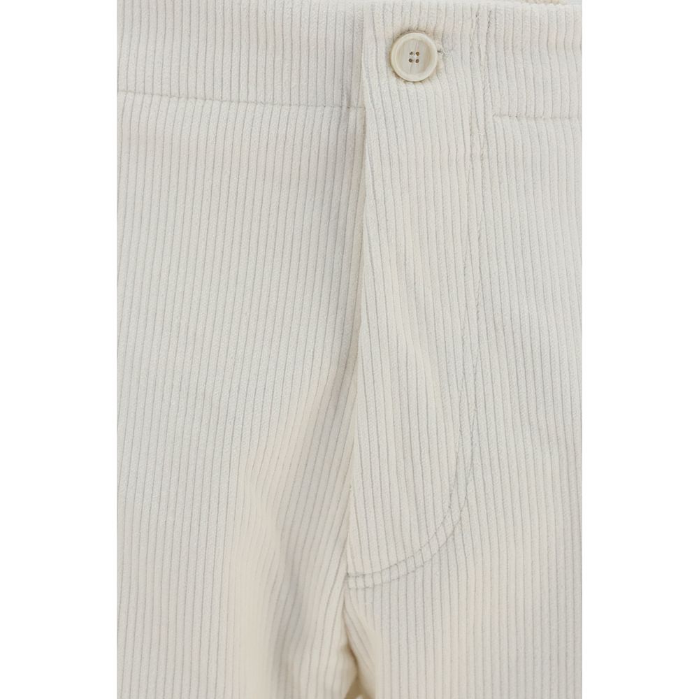 Lardini Beige Viscose Casual Pants