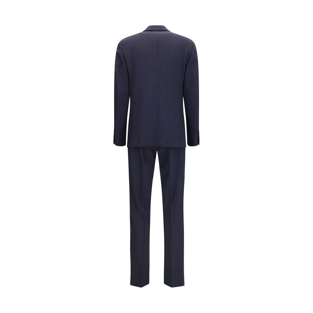 Lardini Blauer Wollanzug Oves Aries Zweiteiler