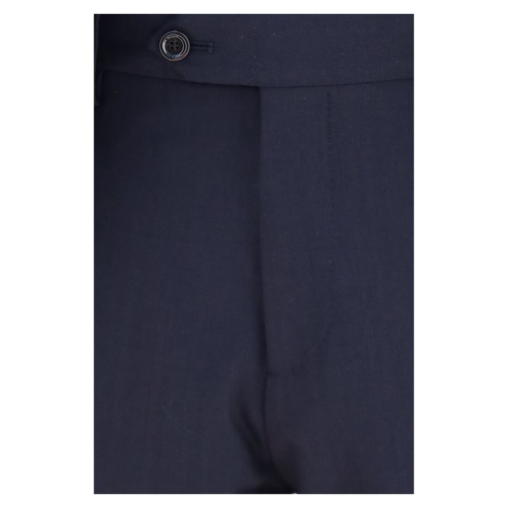 Lardini Blauer Wollanzug Oves Aries Zweiteiler