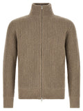 MM6 Maison Margiela Beige Wollmantel Lang