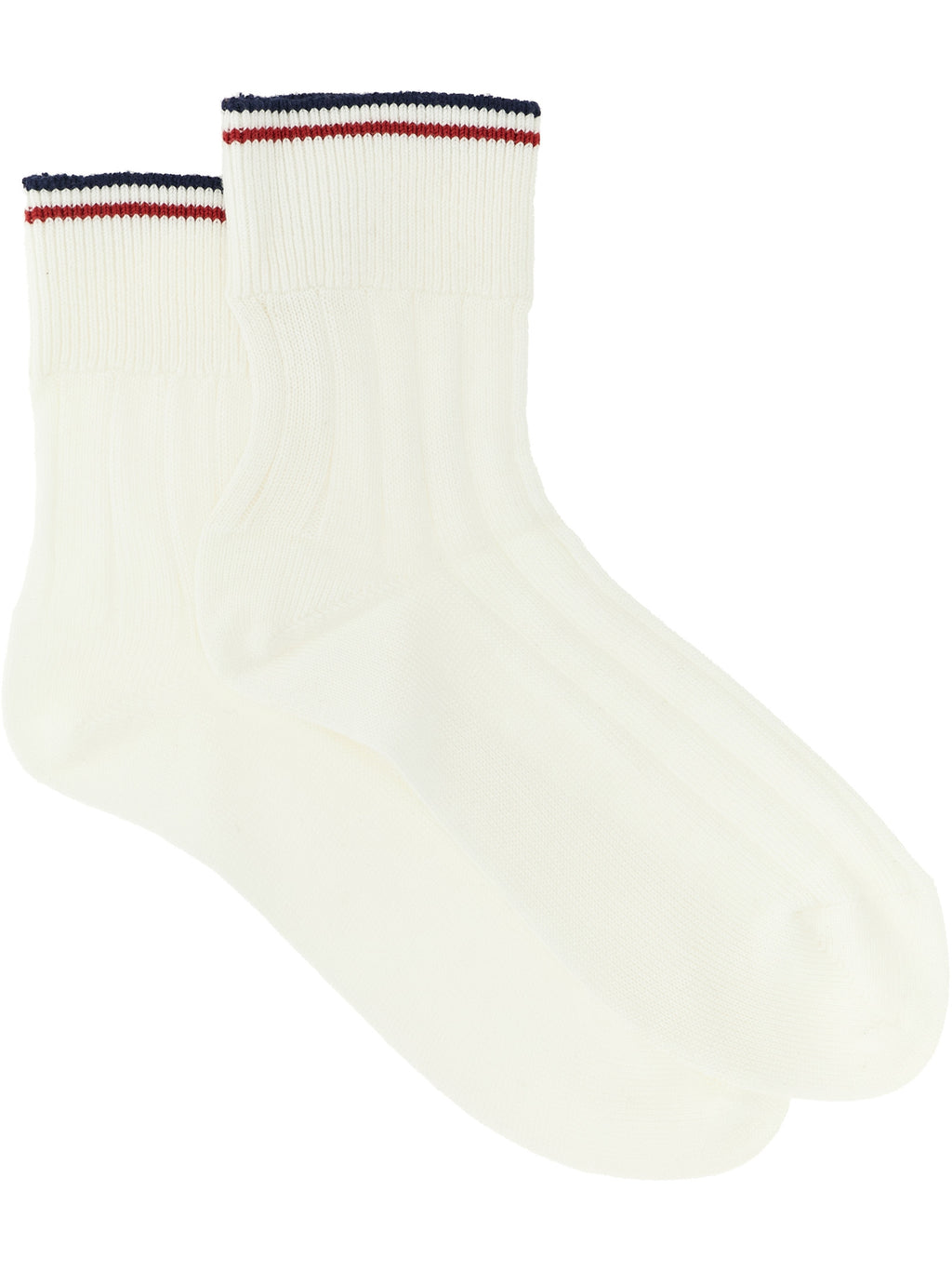 Brunello Cucinelli Weiße Baumwollsocken