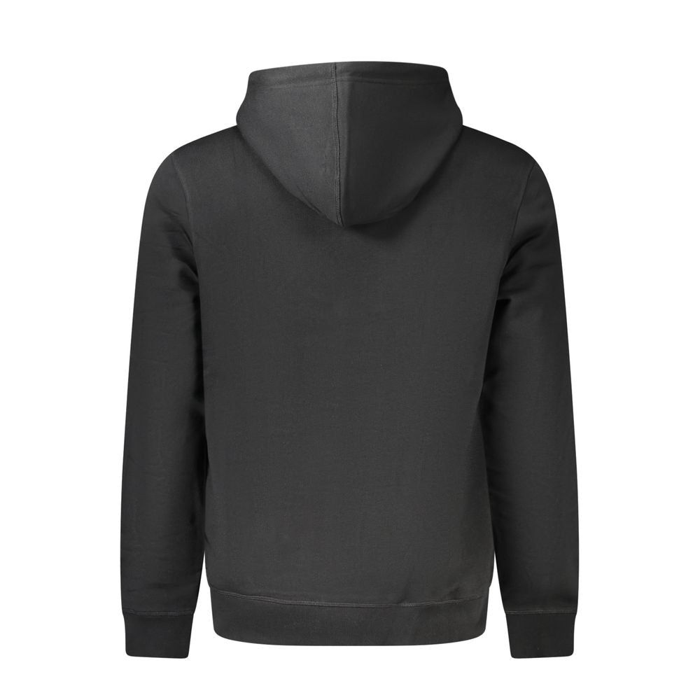 Hugo Boss Schwarzes Herren-Kapuzensweatshirt aus Baumwolle