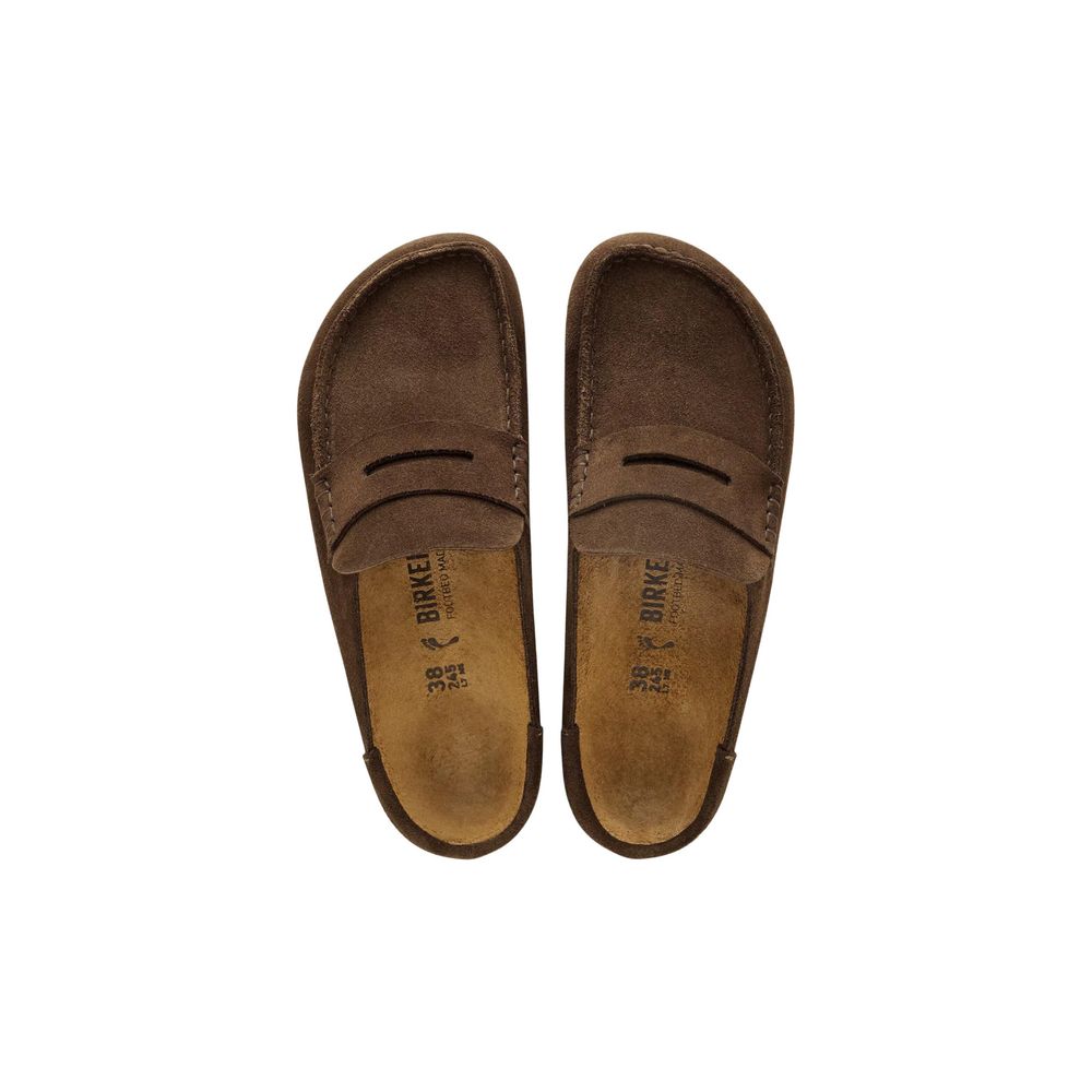 Birkenstock Braune Wildleder-Mokassins