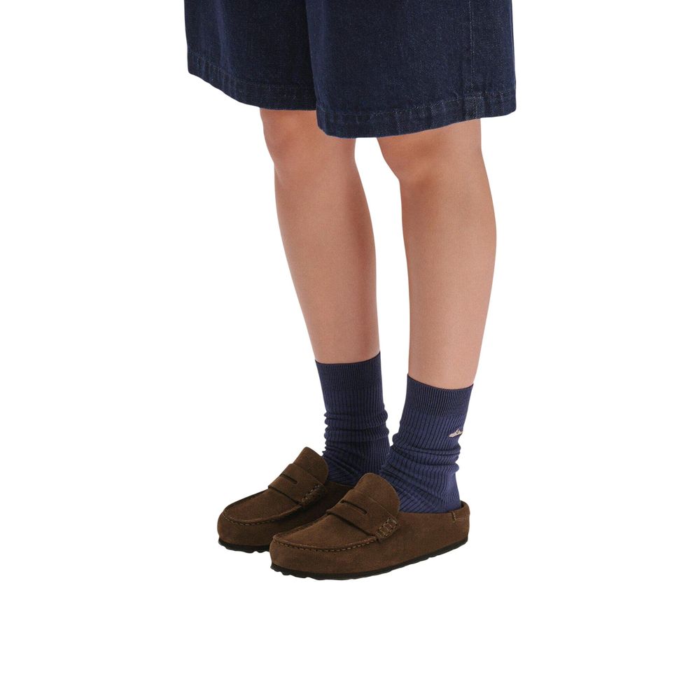 Birkenstock Braune Wildleder-Mokassins