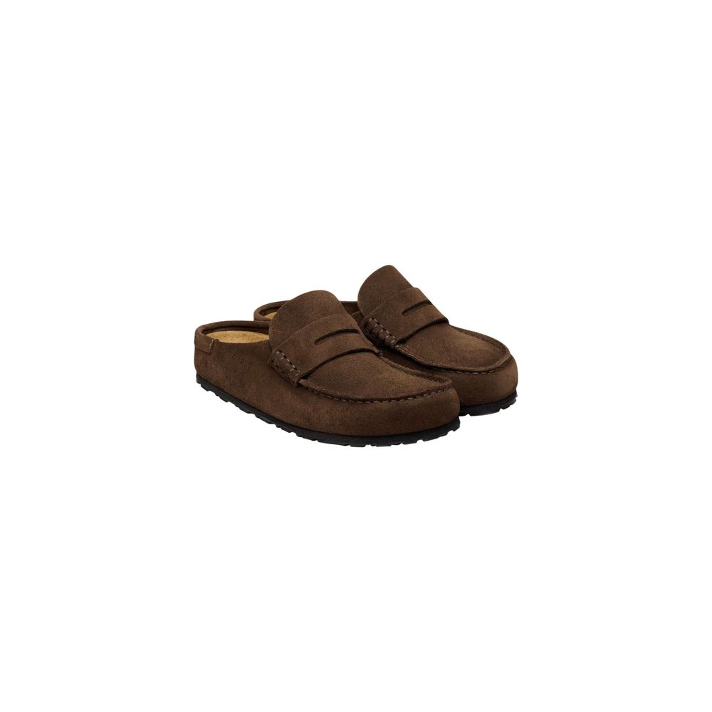 Birkenstock Braune Wildleder-Mokassins