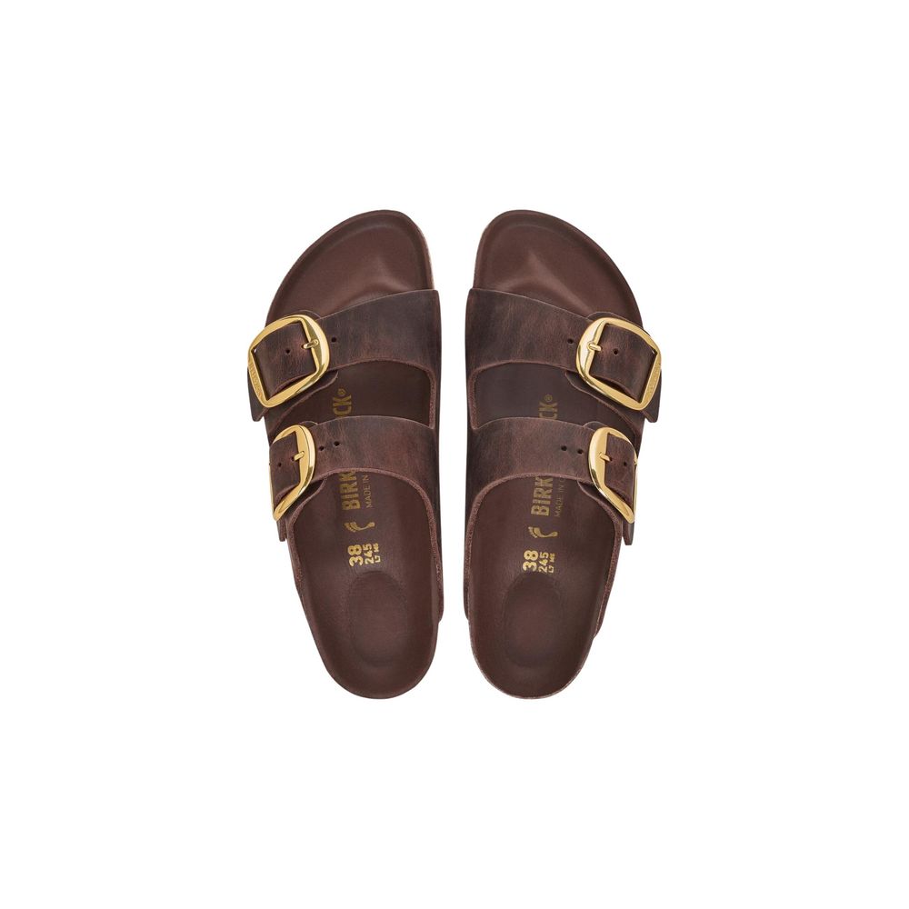 Birkenstock Braune Ledersandalen