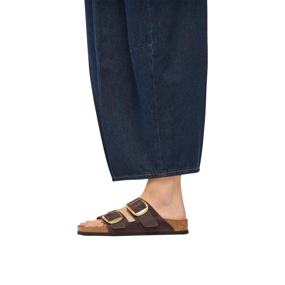 Birkenstock Braune Ledersandalen