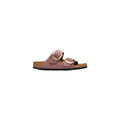 Birkenstock Mehrfarbige flache Ledersandalen
