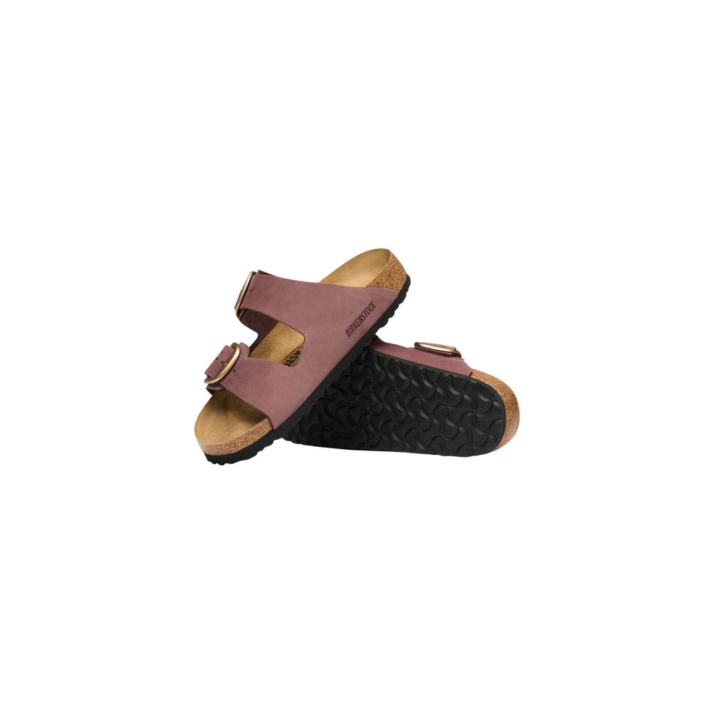 Birkenstock Mehrfarbige flache Ledersandalen