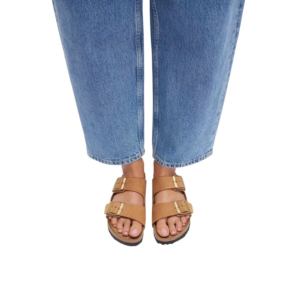 Birkenstock Braune Ledersandalen