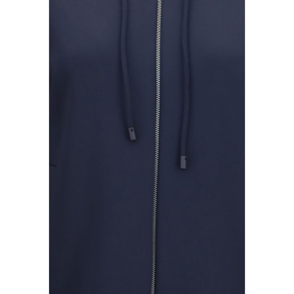 Max Mara Blaues Polyamid-Sweatshirt