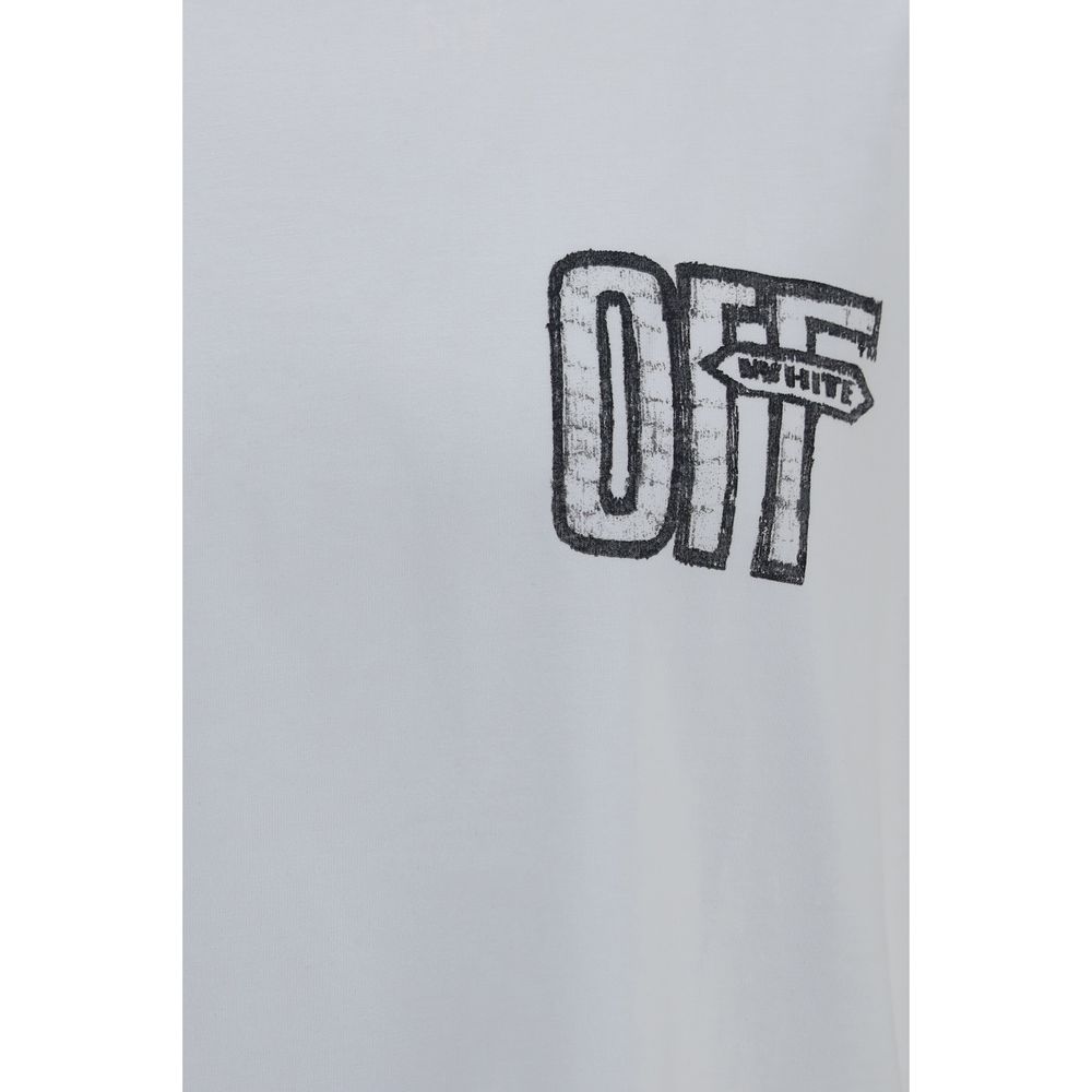 Off-White Weiße Baumwoll-Sportbekleidung