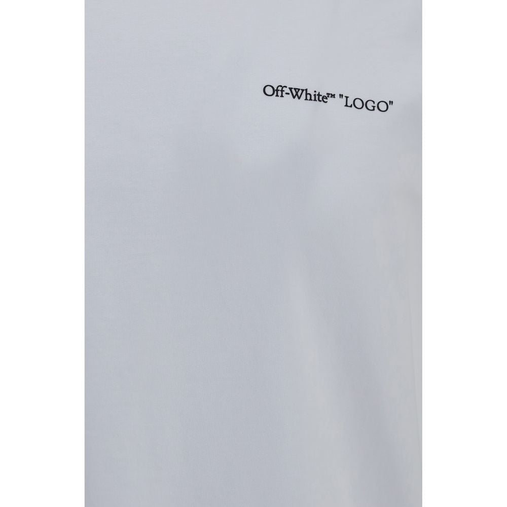 Off-White Weißes Baumwoll-T-Shirt