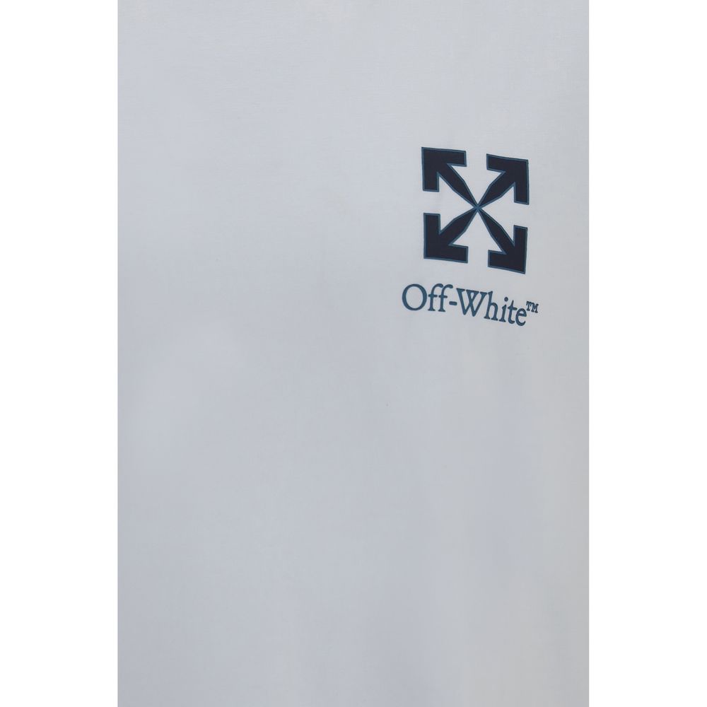 Off-White Weißes Baumwoll-T-Shirt