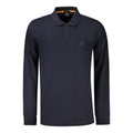 Hugo Boss Blaues Baumwoll-Poloshirt für Herren