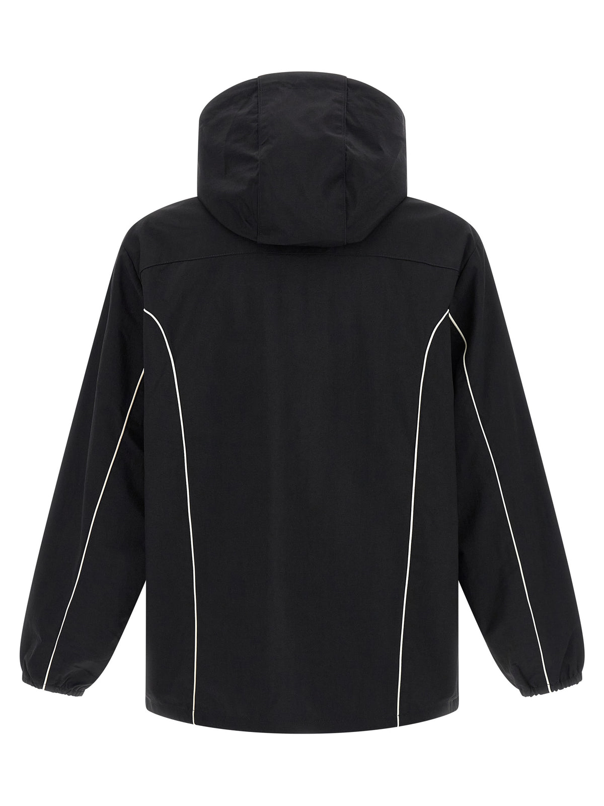 Diesel Schwarze Polyamid-Shell-Jacke