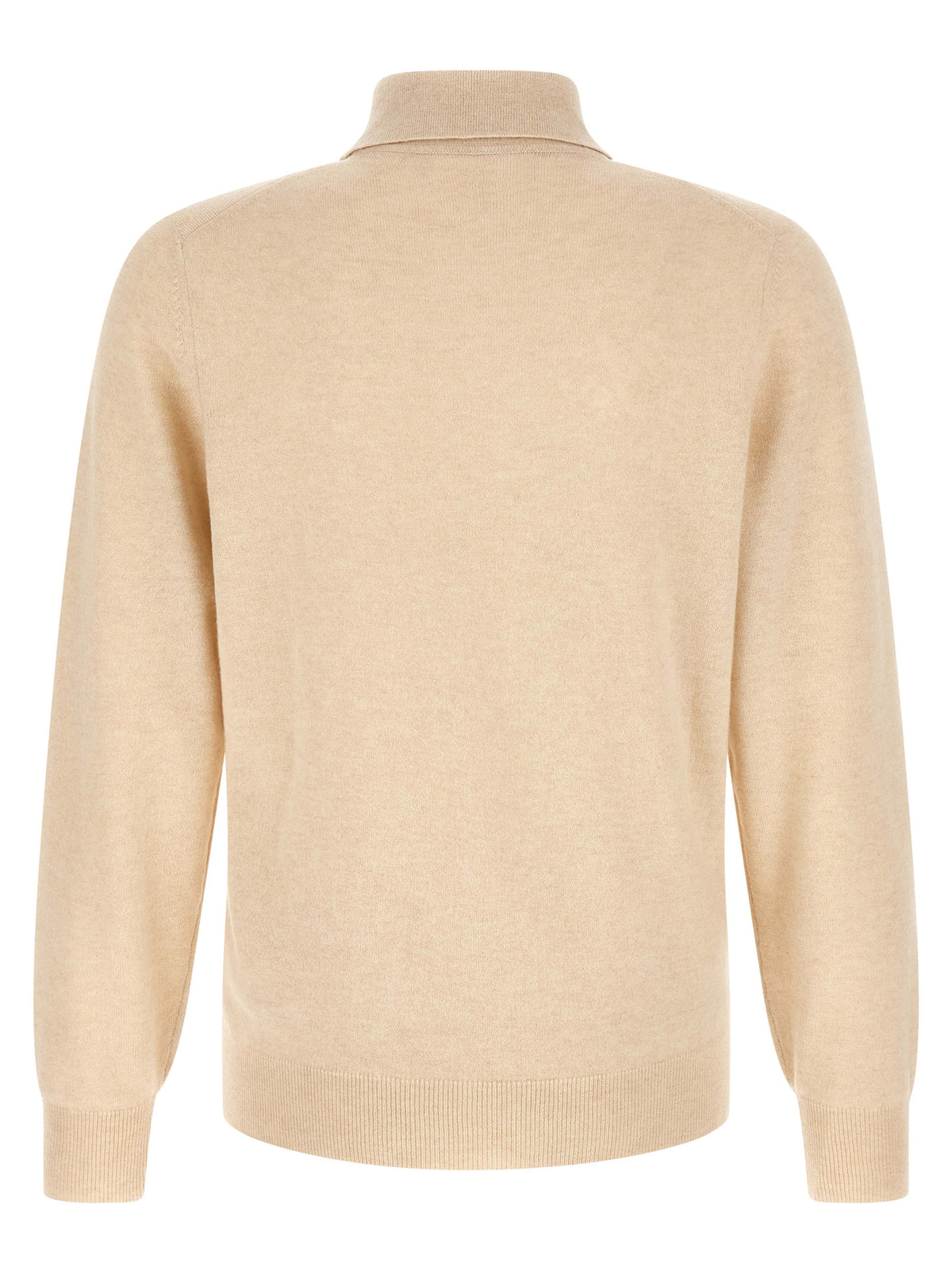 Brunello Cucinelli Beige Kaschmir-Poloshirt