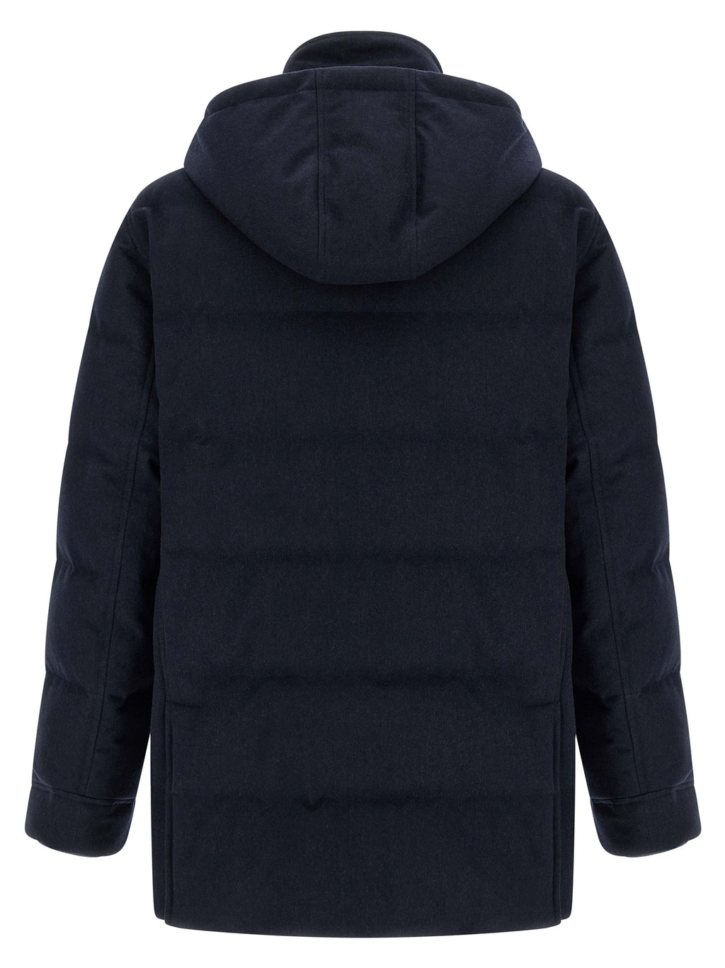 Brunello Cucinelli Blauer Wollparka