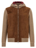 Brunello Cucinelli Brauner Lammleder-Bomber
