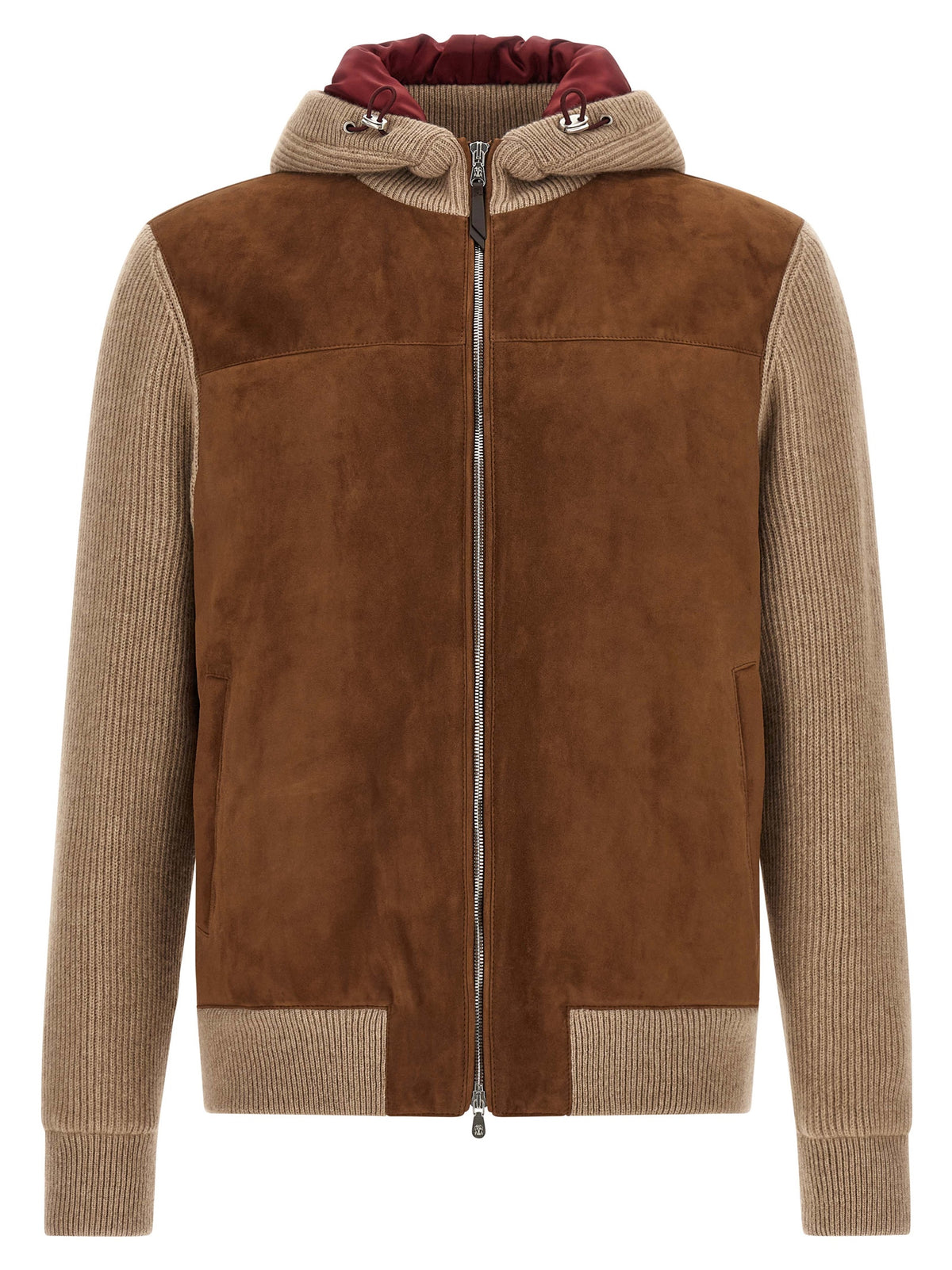 Brunello Cucinelli Brauner Lammleder-Bomber