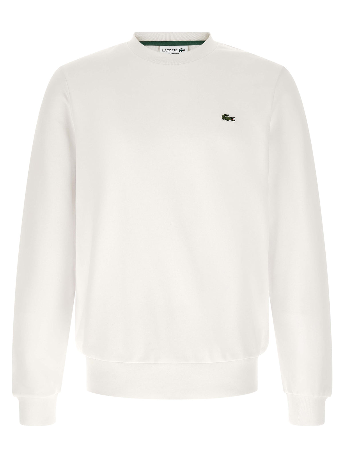 Lacoste Weißes Baumwoll-Sweatshirt