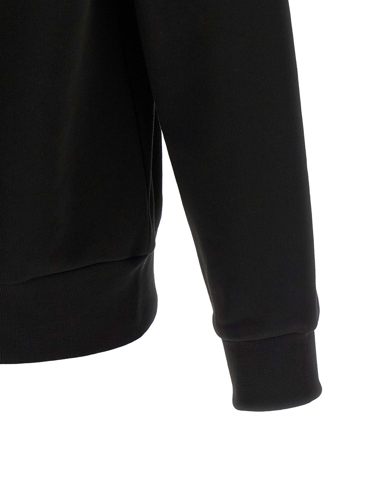 Lacoste Schwarzer Baumwoll-Sweatshirt