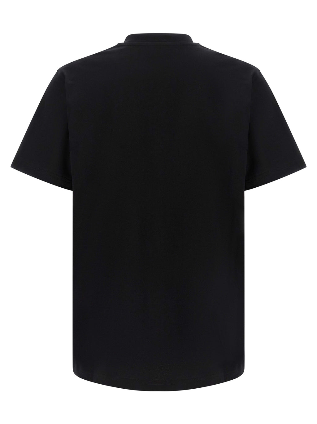 Moschino Schwarzes Baumwoll-T-Shirt