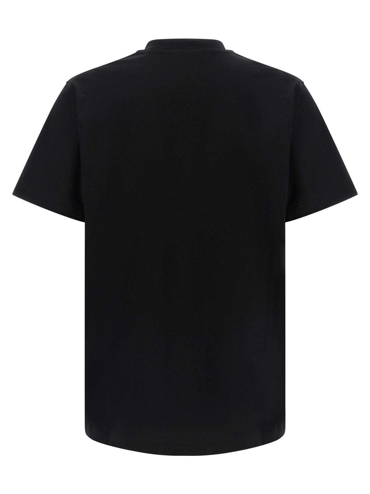 Moschino Schwarzes Baumwoll-T-Shirt