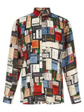 Moschino Mehrfarbige Seidenbluse