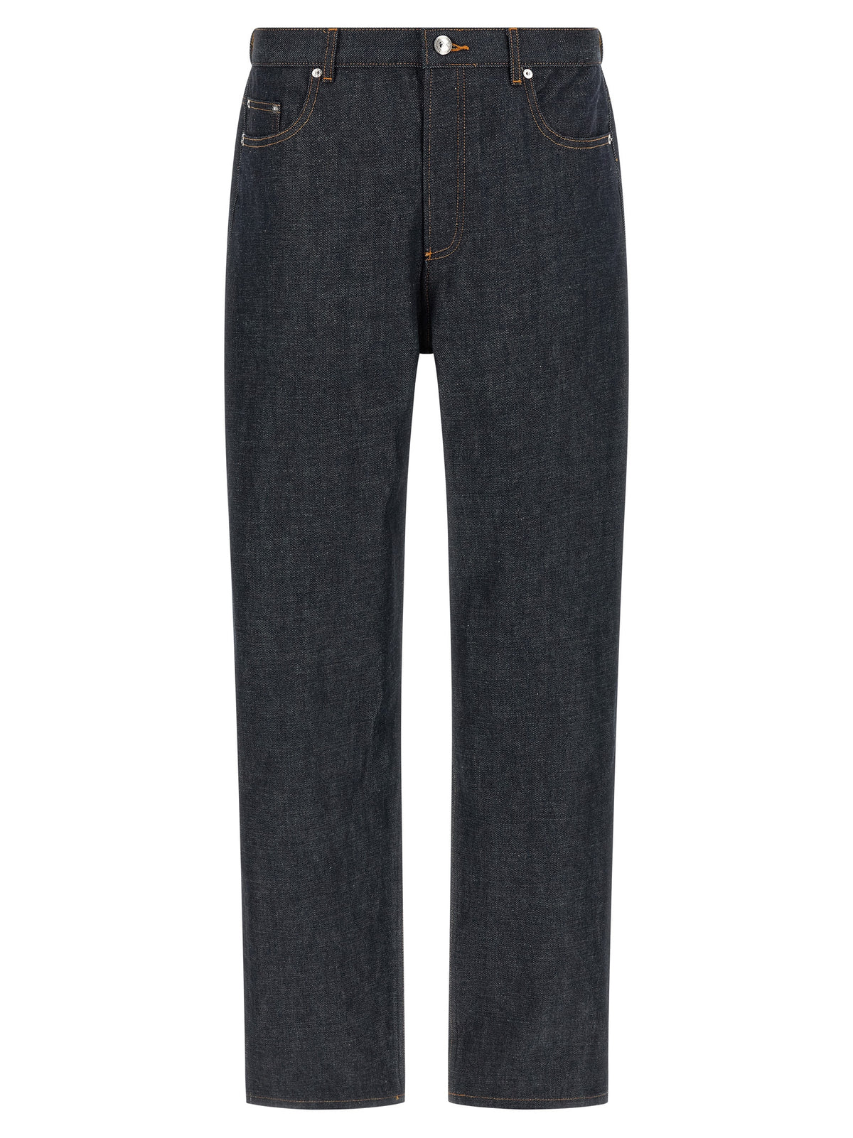 A.P.C. Blaue Baumwolljeans im Relaxed Fit