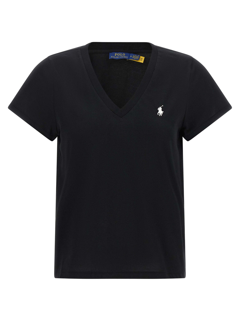 Polo Ralph Lauren Schwarzes Baumwoll-T-Shirt