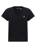 Polo Ralph Lauren Schwarzes Baumwoll-T-Shirt