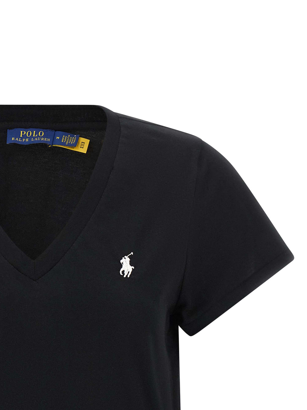 Polo Ralph Lauren Schwarzes Baumwoll-T-Shirt