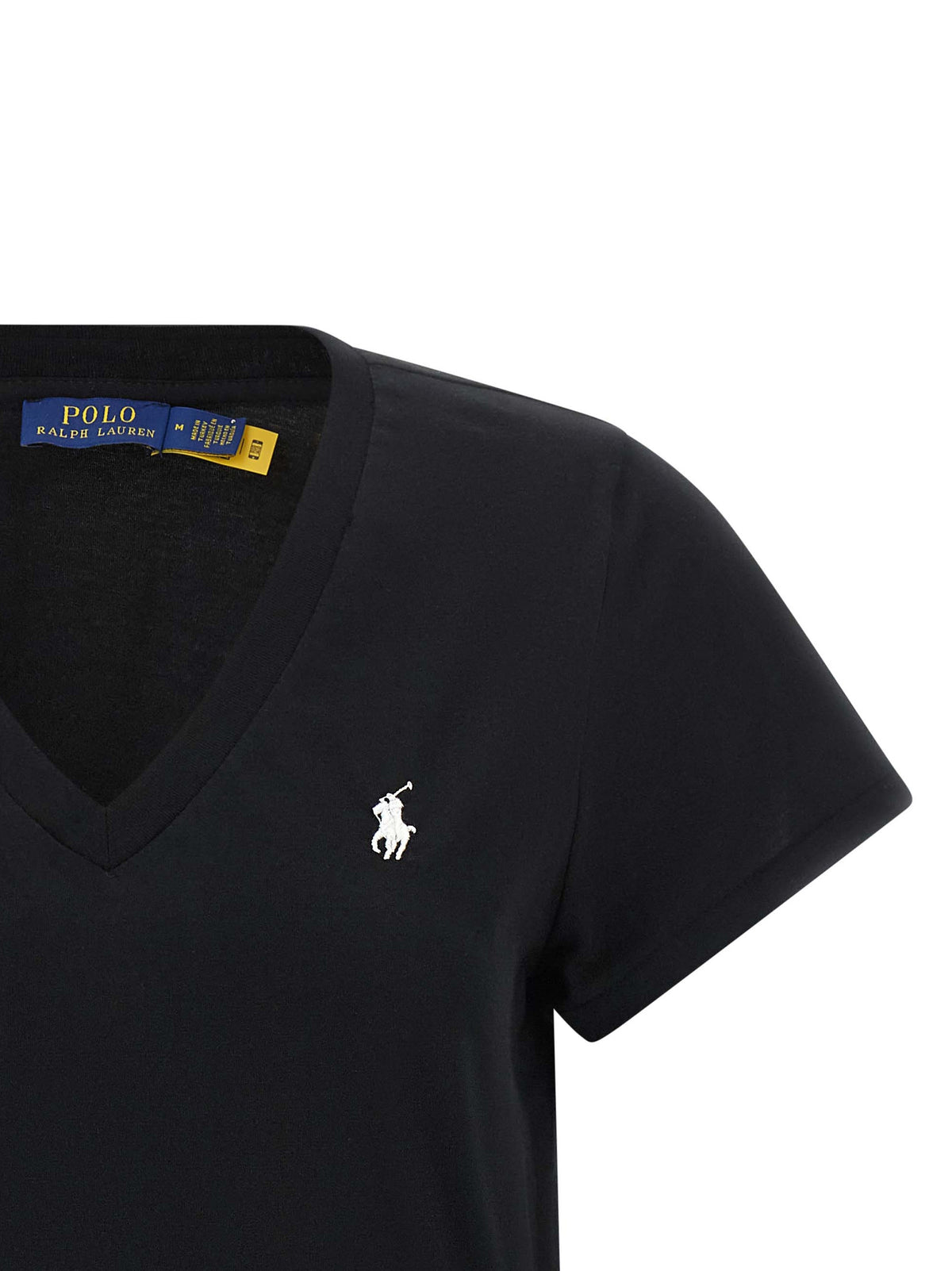 Polo Ralph Lauren Schwarzes Baumwoll-T-Shirt