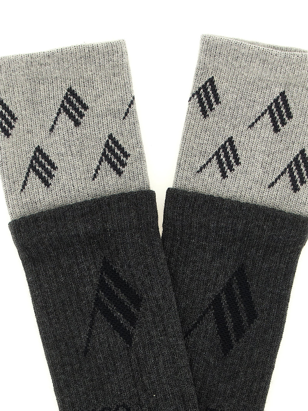 The Attico Graue Baumwollsocken