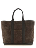 Tom Ford Braune Kalbsleder-Tote Bag