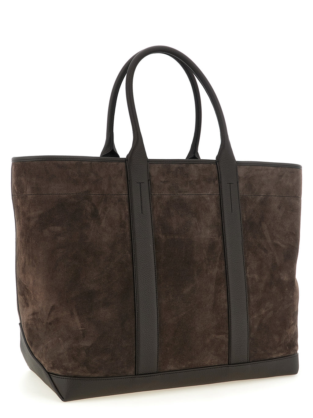 Tom Ford Braune Kalbsleder-Tote Bag