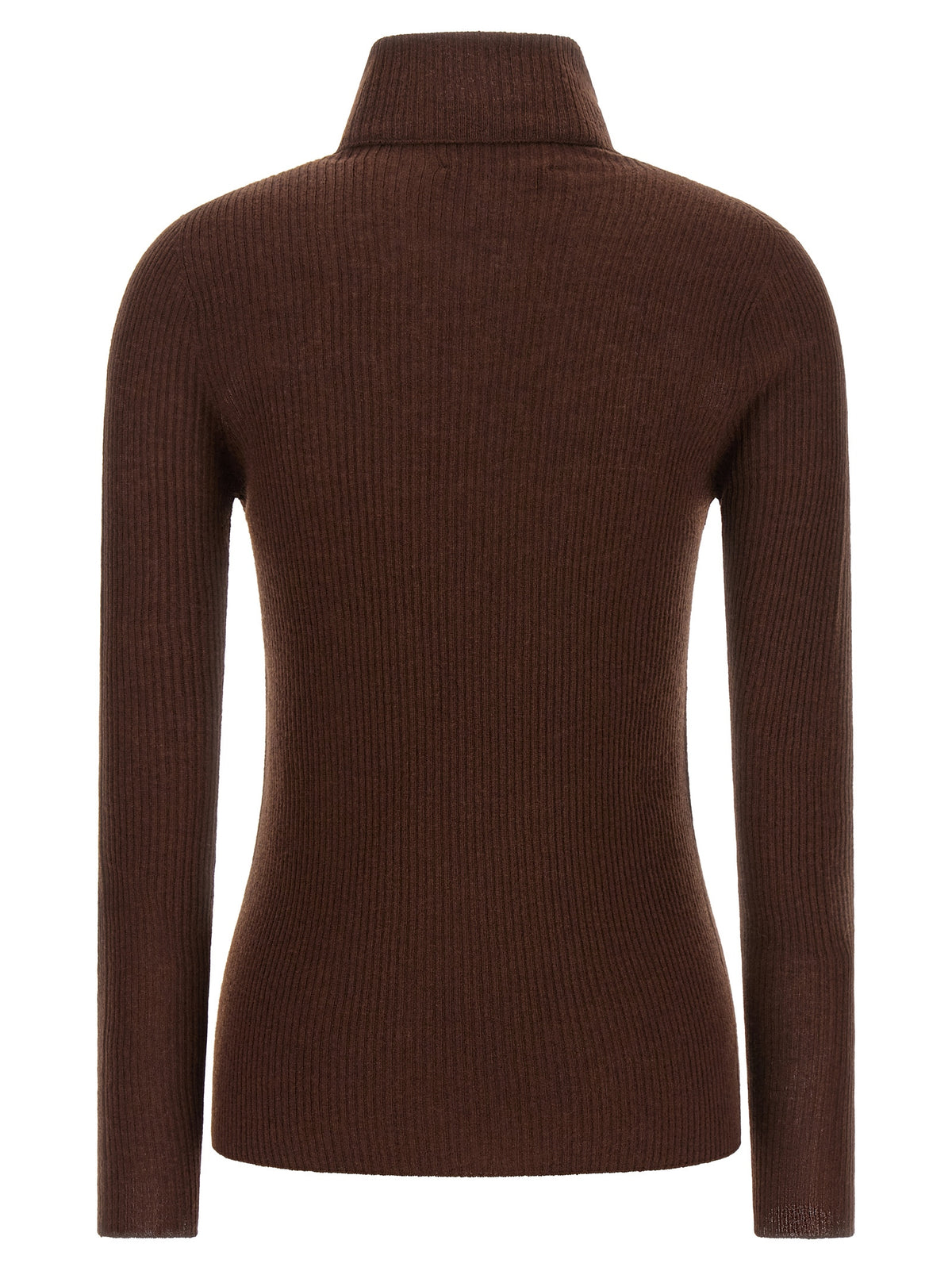 Fabiana Filippi Brauner Cardigan aus reiner Schurwolle
