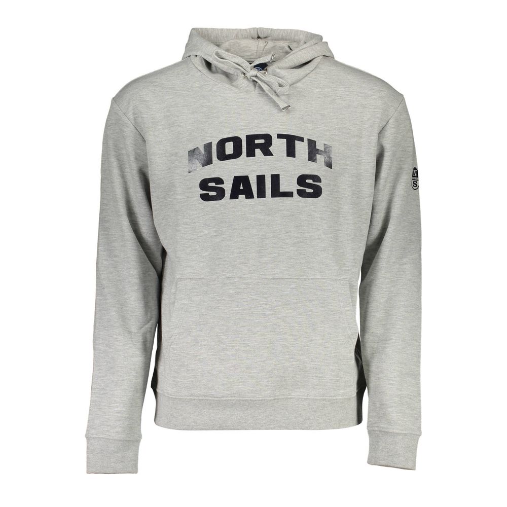 North Sails Grigio Baumwoll-Sweatshirt für Herren