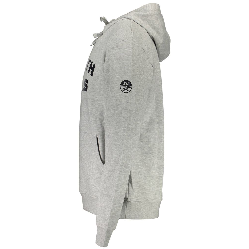 North Sails Grigio Baumwoll-Sweatshirt für Herren