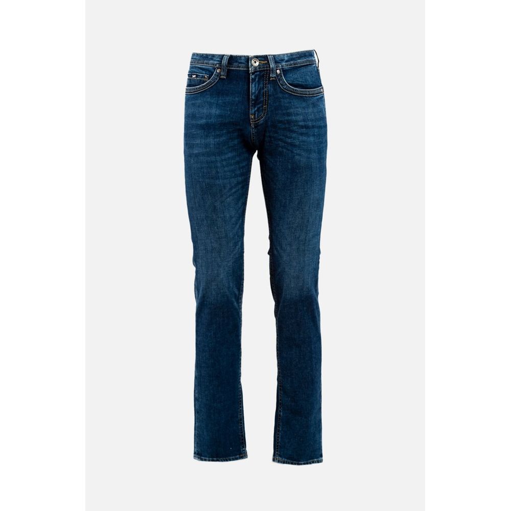 Gas Blaue Jeans aus Baumwolle im geraden Schnitt